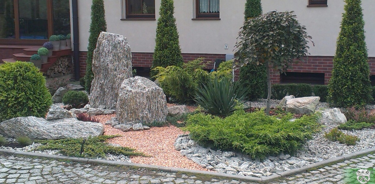 Kamienie w ogrodzie